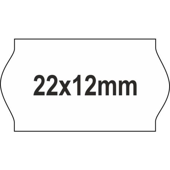 22x12mm METO árazógépszalag (2)