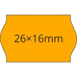 26x16mm FLUO narancs ORIGINAL árazócímke (1.000db/tek) 