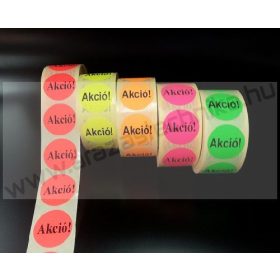 38mm körcímke - AKCIÓ (1.000db/40)