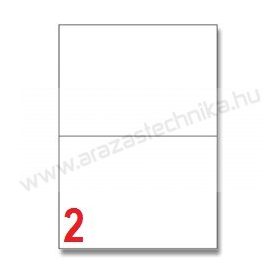 210x148 mm 2db/ív Rayfilm íves etikett címke [1122A]