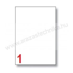 210x297mm 1 db/ív Rayfilm íves etikett [1123A]