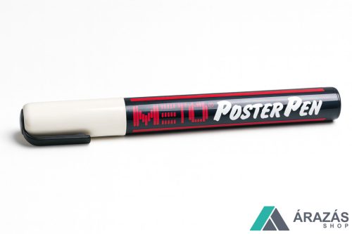 Folyékony kréta - FEHÉR (2- 5mm) Poster Pen - vízálló