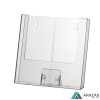 Prospektustartó A4 plexi fali-asztali