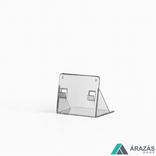Prospektustartó A4 plexi fali-asztali