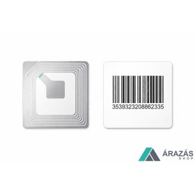   RF árúvédelmi címke 40x40mm (1.000db/csomag) ECO vonalkódos
