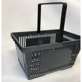 28L egyfülés bevásárló kosár - antracit