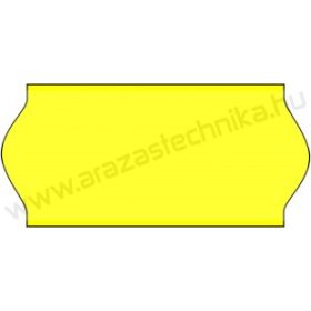 26x12mm ORIGINAL - FLUO sárga árazószalag (1400db/tek)