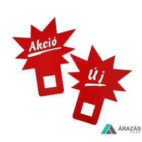 AKCIÓ - ÚJ feliratos CSILLAG árkazettához - PIROS