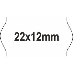 22x12mm árazócímke - eredeti OLASZ (1400db/tek) 
