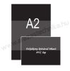 A2 fekete PVC lap (420x594mm) folyékony krétával írható