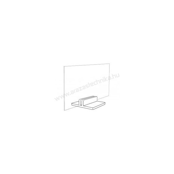 Plexi talp 48x44mm kartontartó