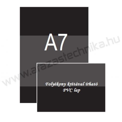 Krétás ártábla A8 (105x74mm)