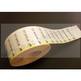 40x15mm lezárócímke - ITT NYÍLIK