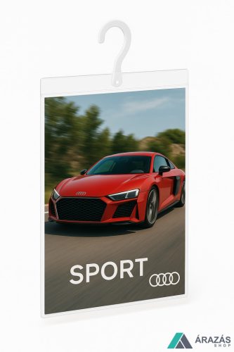 Laptok A4 álló plexi + kampó