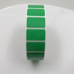 25x15 mm PE címke (2500db/40) - zöld 