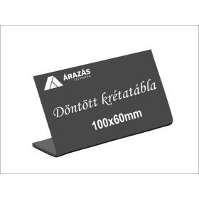 Döntött krétatábla 100x60mm
