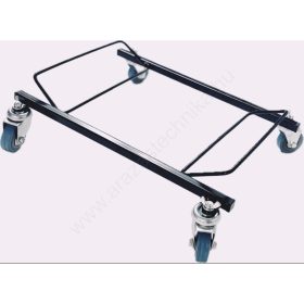 Kosártartó gurulós - 22 Literes kosárhoz - FEKETE