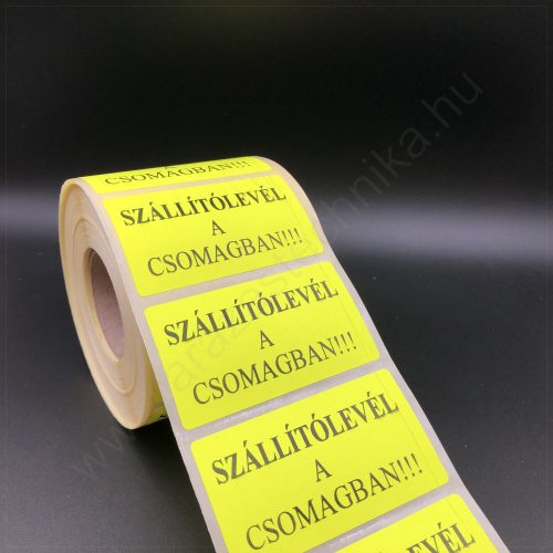 70x40mm fluo CITROM - SZÁMLA A CSOMAGBAN! (1.000db/40)