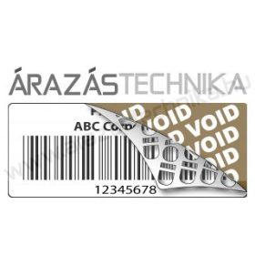 VOID 50x25mm (1000db/40) biztonsági címke 
