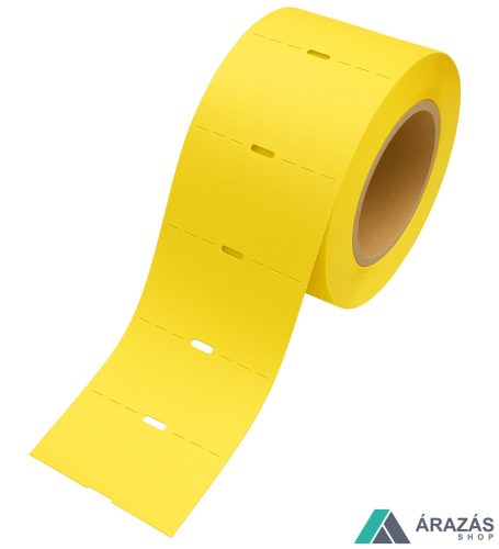 Polccímke 55x38 mm THERMO (1.000db/40) - sárga