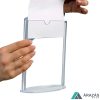 Menütartó A5 álló plexi laptartó