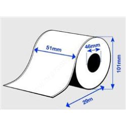    Folyamatos 51mm × 35 méter Epson JET matt prémium papír címke