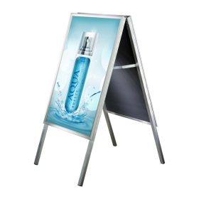 A1 Megállítótábla 25mm ALU-CLICK - FÉM hátlap