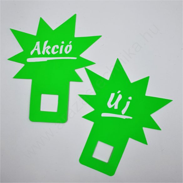 AKCIÓ - ÚJ feliratos CSILLAG árkazettához - ZÖLD