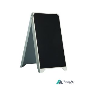 Kétoldalas 50x80cm PVC megállítótábla - KRÉTÁS