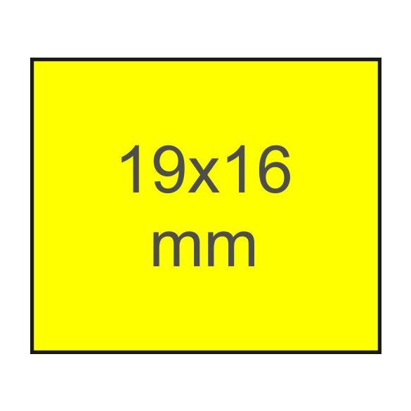 19x16mm Meto EC1619 CITROM eredeti árazócímke