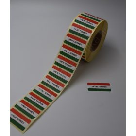 53x30mm HAZAI TERMÉK címke(1.000db/40)