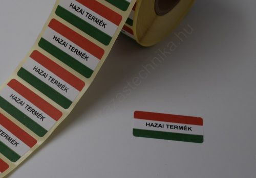 53x30mm HAZAI TERMÉK címke(1.000db/40)