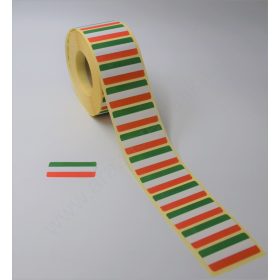 53x30mm Nemzeti színű címke (1.000db/40)