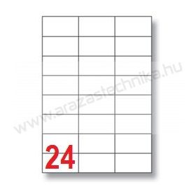 70x37mm 24 db/ív Rayfilm etikett címke [0508]