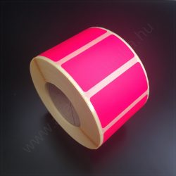 50x25 mm TT papír címke (1.000db/tek) - fluo MAGENTA 