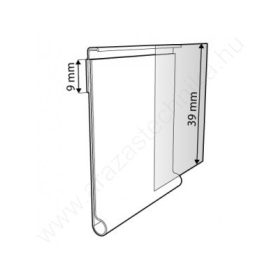 Ársín 4cmx1,33m átlátszó hátlap - filmragasztó