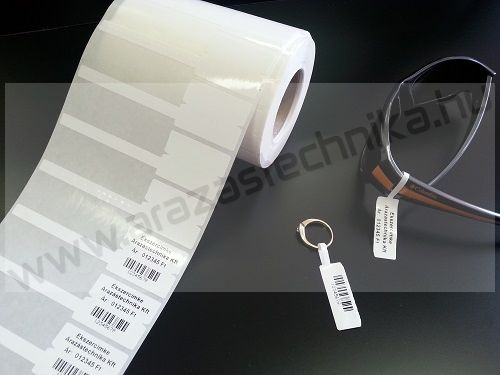 Ékszercímke 100x26 mm (nyomtatható felület: 36x13mm)