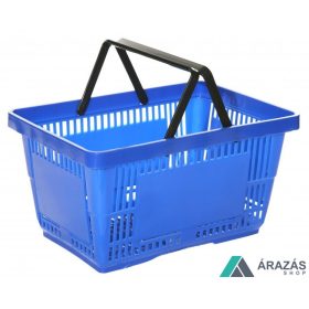 22 literes kézi bevásárló kosár - kék