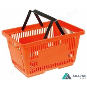 22 literes kézi bevásárló kosár - narancs