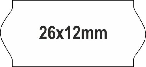 26x12mm  árazócímke - eredeti OLASZ (1400 db/tekercs)