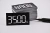 Digitális etikett 50x28 mm FEKETE alap (5.000 db/cs)