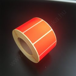 50x25 mm TT papír címke (1.000db/tek) - fluo PIROS
