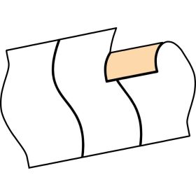 Biztonsági árazócímke 26x16mm