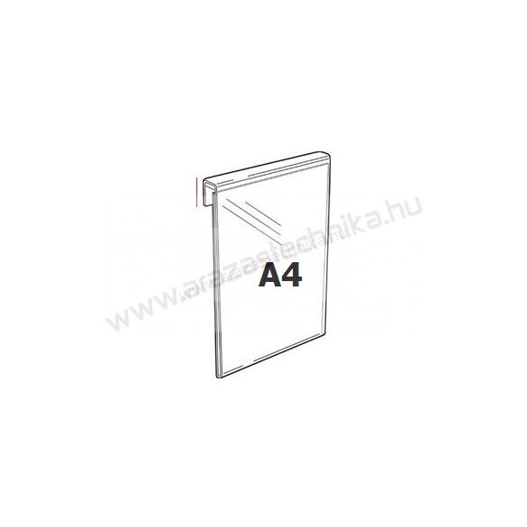 Laptok ládára - A4 álló PET