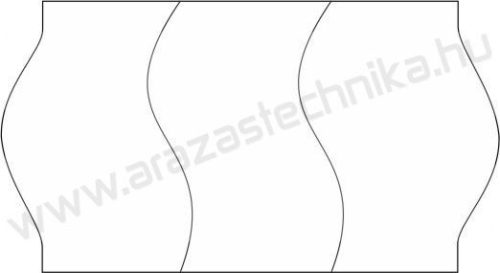 Biztonsági árazócímke 26×12mm