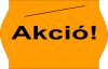 26x16mm AKCIÓ feliratos ORIGINAL árazócímke