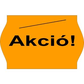 26x16mm AKCIÓ feliratos ORIGINAL árazócímke