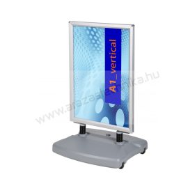   A1 SZÉLÁLLÓ Megállítótábla - WATERBASE - vízzel vagy homokkal tölthető talp