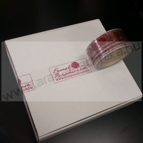   Csomagzáró szalag 50mmx66fm, AKRIL ragasztó - egyedi nyomat