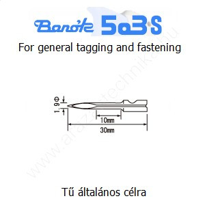 Póttű Banók 503-S (3db/cs)